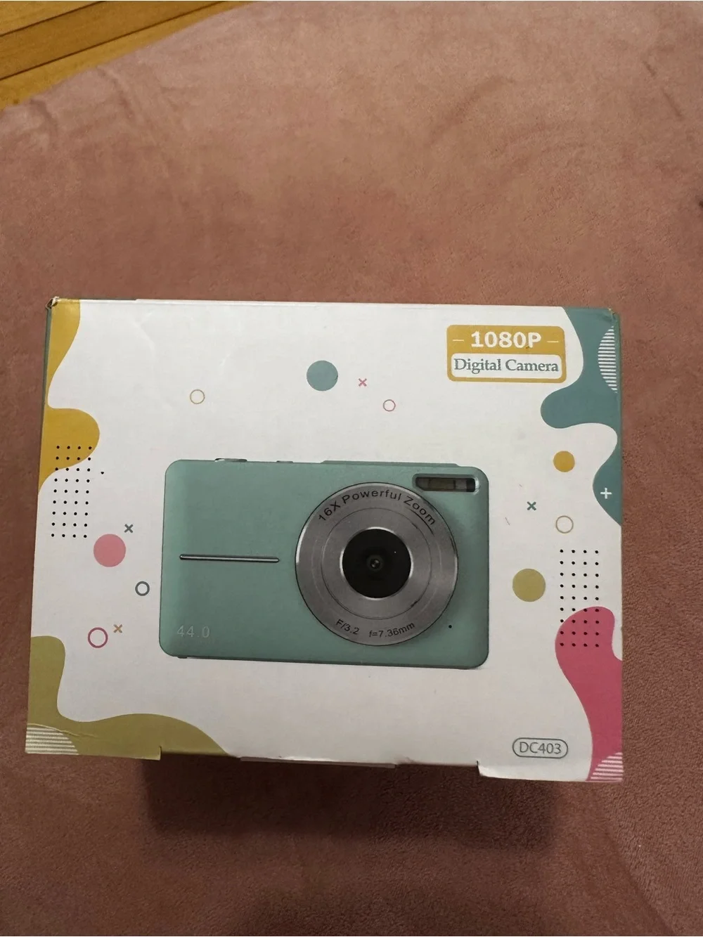 Digital Camera FHD 1080P Pink - Compact Everyday Camera